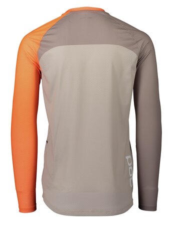 Pánsky dres POC MTB Pure LS Jersey Zink Orange/Moonstone Grey