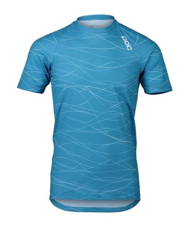 Pánsky dres POC MTB Pure Teelines Basalt Blue