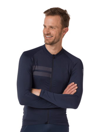 Pánsky dres Rossignol RDB LS Tee Dark Navy