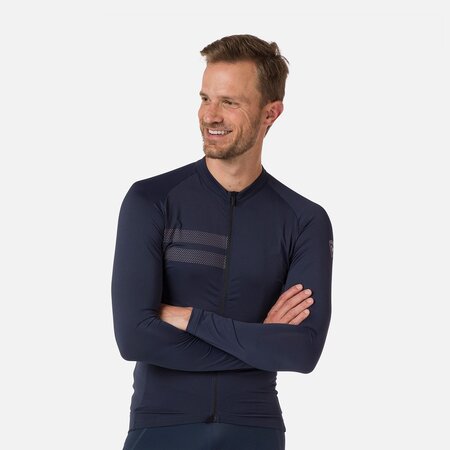 Pánsky dres Rossignol RDB LS Tee Dark Navy
