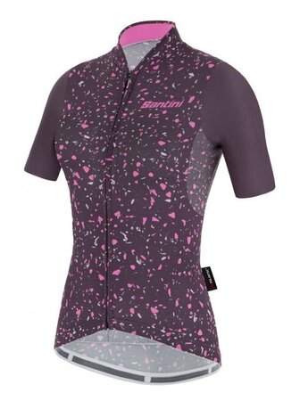 Dámsky dres Santini Delta Pietra Jersey Lady VG Vigneto Purple