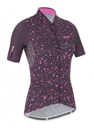 Dámsky dres Santini Delta Pietra Jersey Lady VG Vigneto Purple