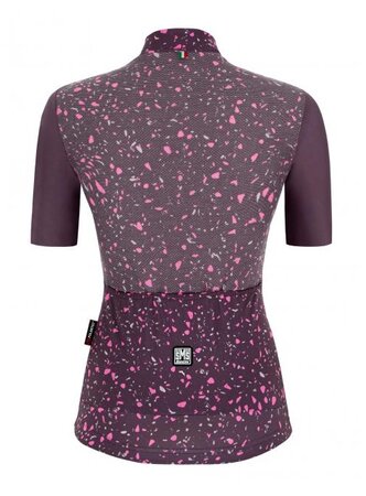 Dámsky dres Santini Delta Pietra Jersey Lady VG Vigneto Purple