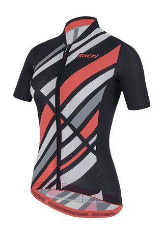 Dámsky dres Santini Eco Sleek Raggio NE Black