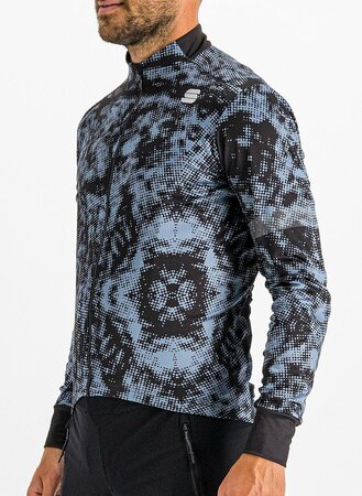 Pánsky dres Sportful Escape Supergiara Thermal Čierna/Modrá Pánsky dres Sportful Escape Supergiara Thermal Čierna/Modrá