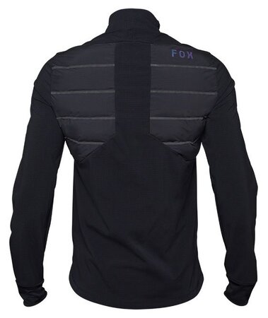 Cyklistická bunda Fox Racing Flexair Fire Hybrid Lunar Black