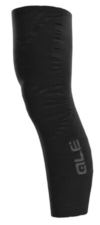 Cyklistické návleky na nohy ALÉ Seamless Dryarn® Seamless Legwarmer Black