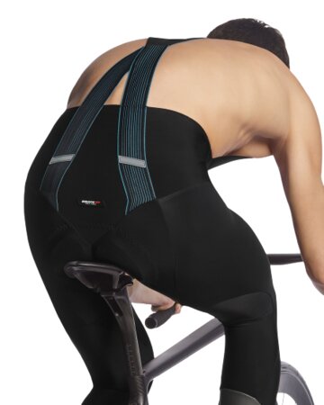 Cyklistické nohavice Assos EQUIPE R HABU Winter Bib Tights S9 Black