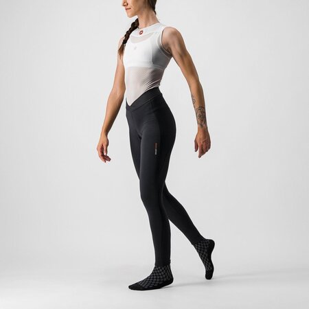Cyklistické nohavice Castelli Meno Wind W Tight Black