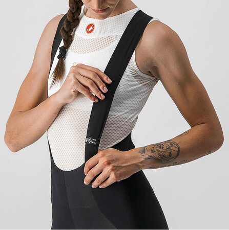 Cyklistické nohavice Castelli Sorpasso Ros W Bibtight Light Black