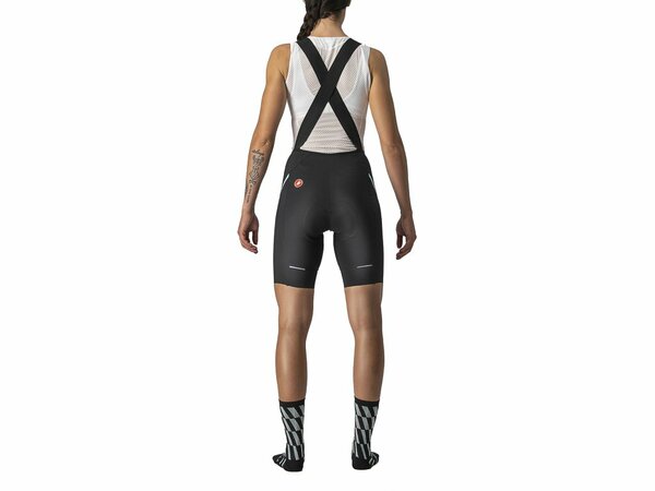 Cyklistické nohavice Castelli Velocissima 3 Bibshort Black/Skylight