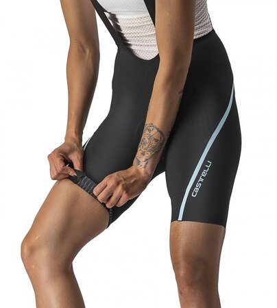Cyklistické nohavice Castelli Velocissima 3 Bibshort Black/Skylight