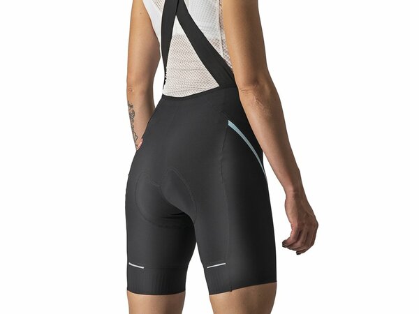 Cyklistické nohavice Castelli Velocissima 3 Bibshort Black/Skylight