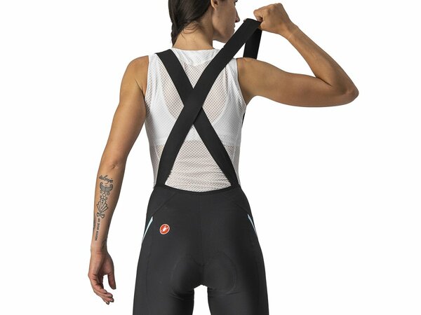 Cyklistické nohavice Castelli Velocissima 3 Bibshort Black/Skylight