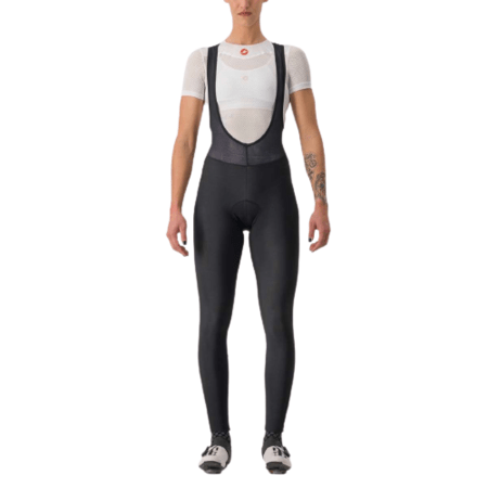 Cyklistické nohavice Castelli Entrata W Bibtight Black