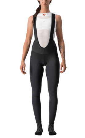 Cyklistické nohavice Castelli Meno Wind W Bibtight Black Cyklistické nohavice Castelli Meno Wind W Bibtight Black