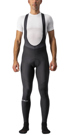 Pánske nohavice Castelli Entrata Bibtight Black