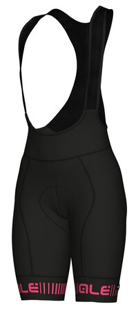 Cyklistické kraťasy ALÉ Graphics PRR Strada Black/Fluo Pink