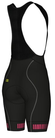Cyklistické kraťasy ALÉ Graphics PRR Strada Black/Fluo Pink
