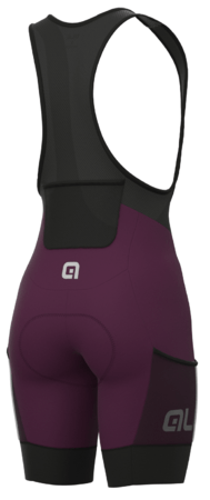 Cyklistické kraťasy ALÉ OFF-ROAD Gravel Stones Cargo Lady Plum