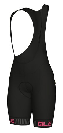 Cyklistické kraťasy ALÉ Solid Traguardo Black/Fluo Pink Cyklistické kraťasy ALÉ Solid Traguardo Black/Fluo Pink