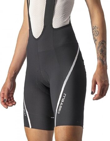 Cyklistické nohavice Castelli Velocissima 3 Bibshort Black/Silver