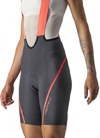Cyklistické nohavice Castelli Velocissima 3 Bibshort Gray/Pink