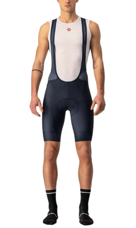 Pánske Nohavice Castelli Entrata Bibshort Dark Blue