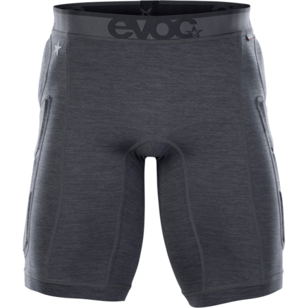 Cyklistické kraťasy s chráničmi Evoc Crash Pants Carbon Grey