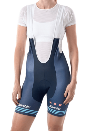 Dámske kraťasy Santini CX Trek Factory Racing Blue