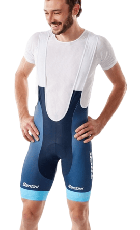 Pánske kraťasy Santini Trek Factory Racing XC Team Replica Tmavomodrá/Azúrová