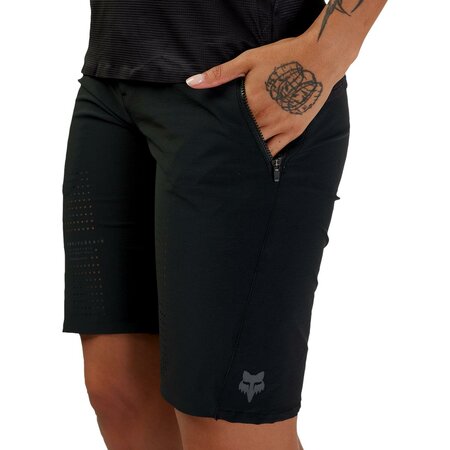 Dámske cyklistické šortky Fox Racing W Flexair Short Black
