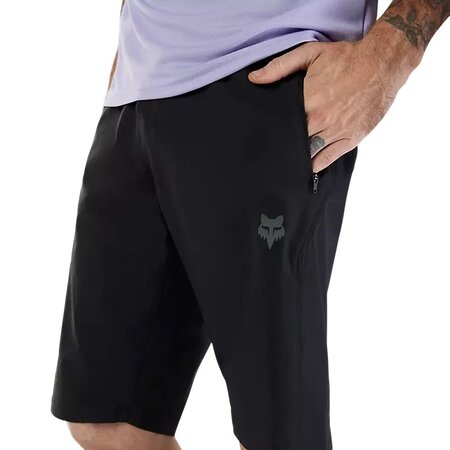 Cyklistické šortky Fox Racing Ranger Short W/Liner Black Cyklistické šortky Fox Racing Ranger Short W/Liner Black