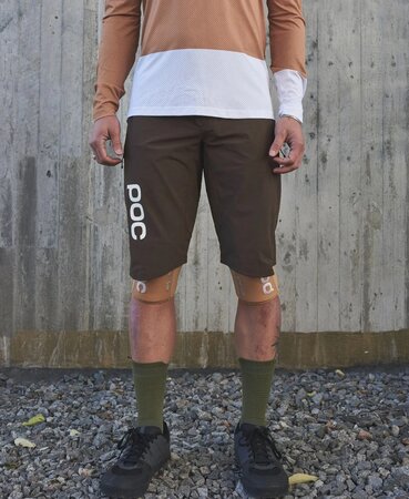 Kraťase POC Guardian Air Shorts Axinite Brown