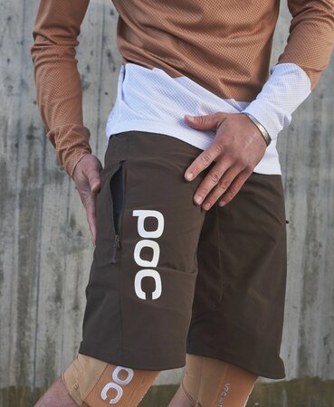Kraťase POC Guardian Air Shorts Axinite Brown