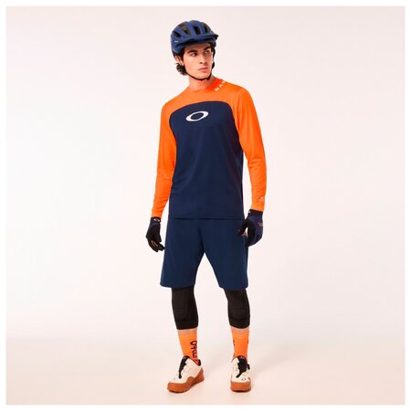 Cyklistické šortky Oakley Factory Pilot Lite Short Team Navy