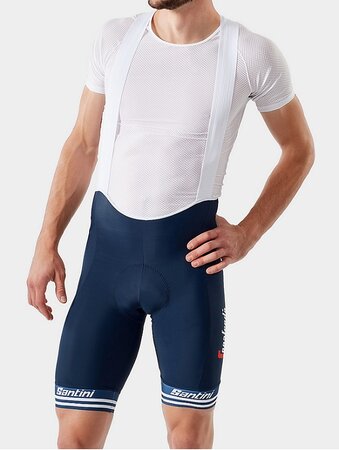 Pánske kraťasy Santini Trek Segafredo Blue/White