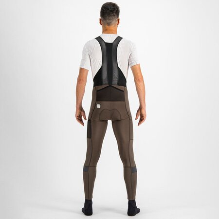 Pánske nohavice Sportful Supergiara Bibtight Brown