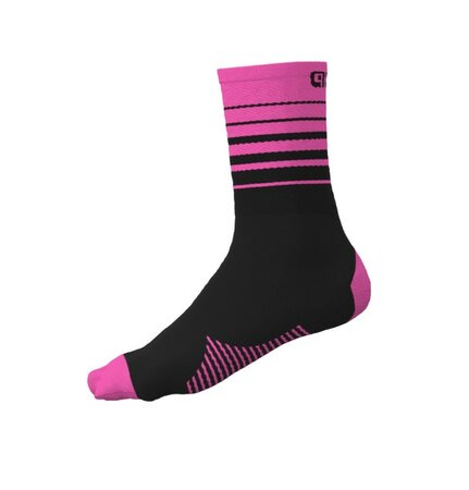 Cyklistické ponožky ALÉ Accessori Sprint One Fluo/Pink
