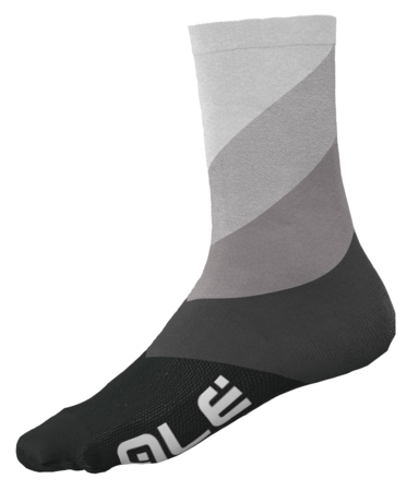 Cyklistické ponožky ALÉ Diagonal Digitopress Socks Grey