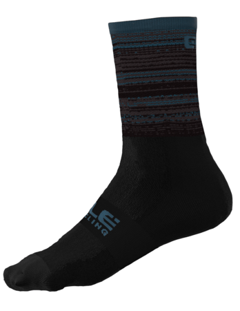 Cyklistické ponožky ALÉ Scanner Socks Black/Blue