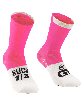 Ponožky Assos GT Socks C2 Fluo Pink
