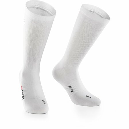 Cyklistické ponožky Assos RS Socks TARGA Holy White