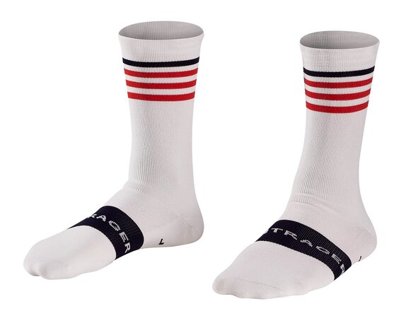 Ponožky Bontrager Race Crew White/Red