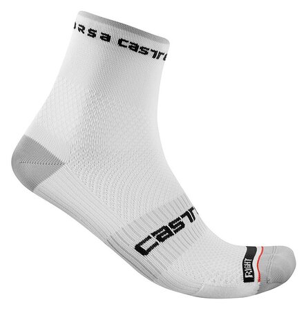 Ponožky Castelli Rosso Corsa Pro 9 Sock White