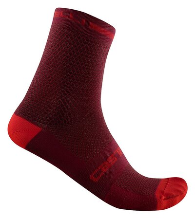 Ponožky Castelli Superleggera T 12 Sock Savile Bordeaux