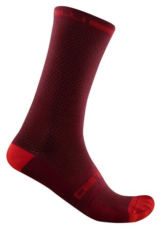 Ponožky Castelli Superleggera T 18 Sock Bordeaux
