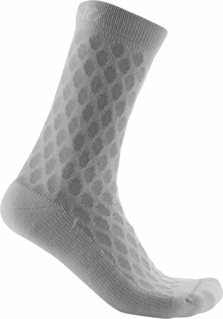 Ponožky Castelli Sfida 13 Sock Silver Gray/White