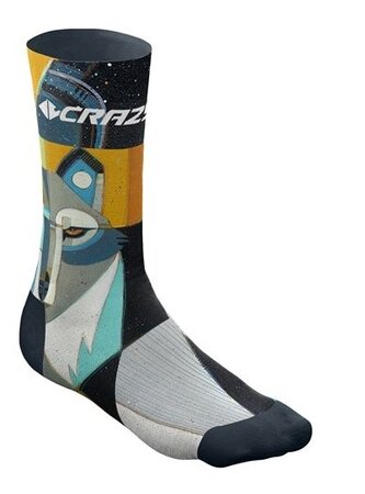 Ponožky Crazy Socks Wolf
