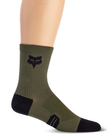 Cyklistické ponožky Fox Racing 6" Ranger Socks Olive Green Cyklistické ponožky Fox Racing 6" Ranger Socks Olive Green